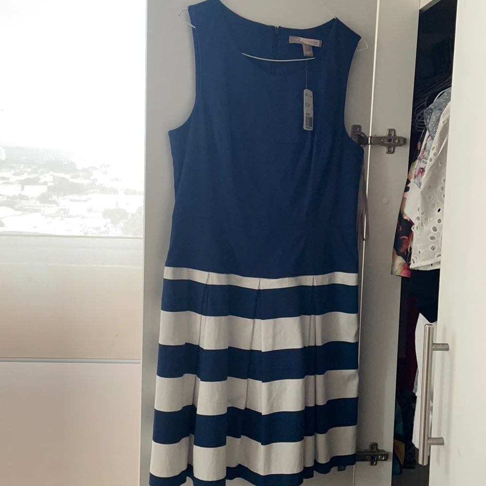 Blue navy dress
